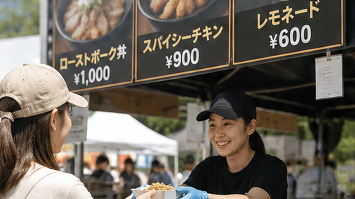 イベント飲食の損益分岐点を考えるフードブースの販売現場