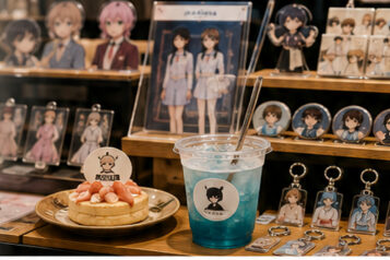 コラボカフェ 売上を構成する飲食とグッズ販売の現場