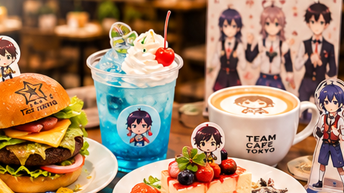 コラボカフェ メニュー 原価を設計するフードとドリンクのイメージ