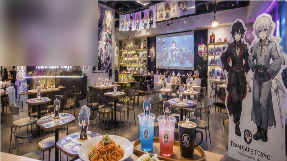 Team Cafe Tokyoスタッフがコラボカフェ店舗で飲食運営を行う様子