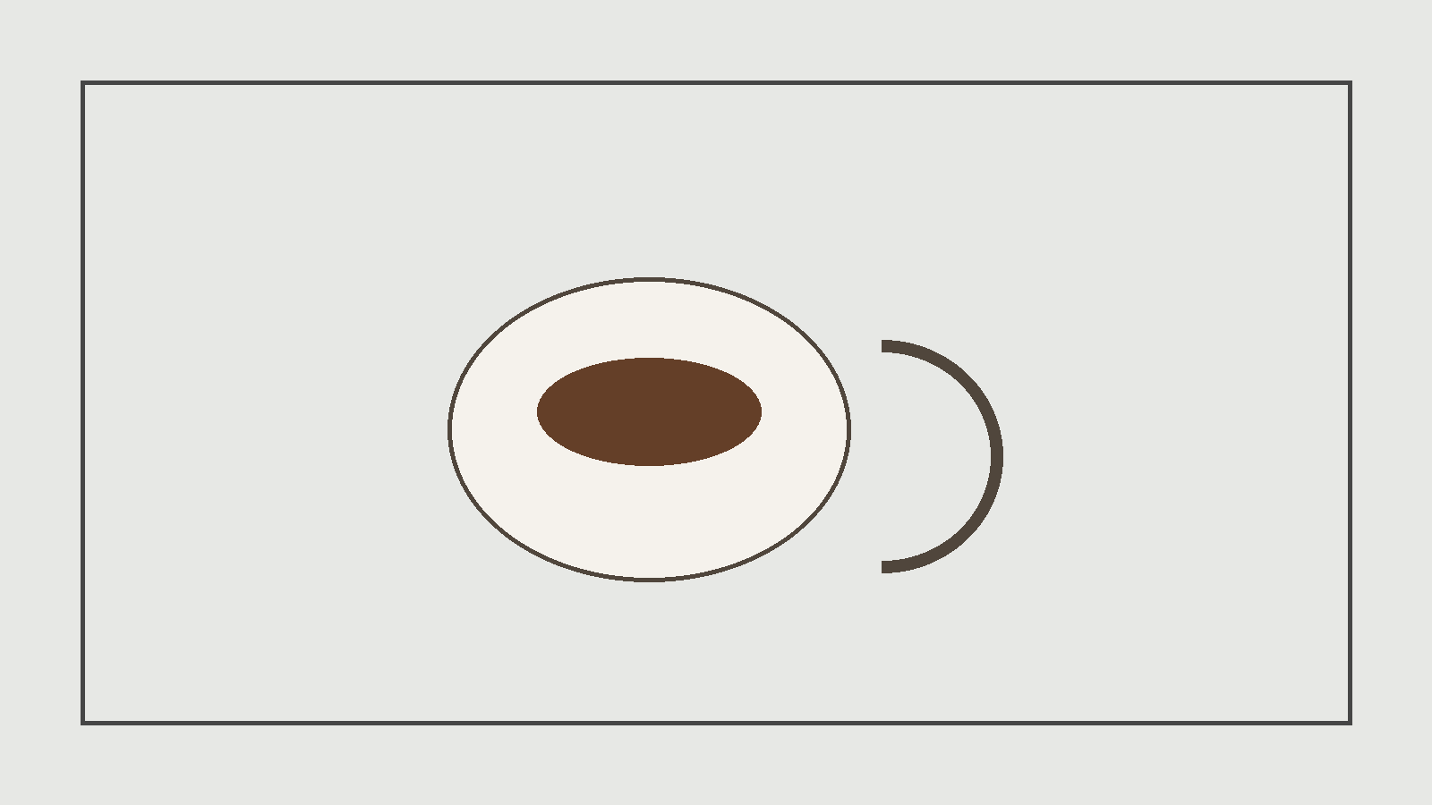 コーヒーカップのイラスト。商品の実写真ではありません