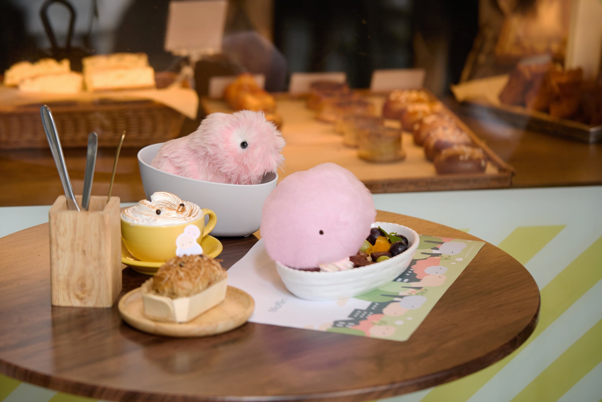 Moflin コラボカフェ Moflinのチョコっと充電スイーツ