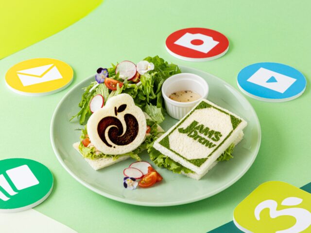 Ringo Jam Café 東京 ワクワク!JAM’S Draw サンドイッチプレート