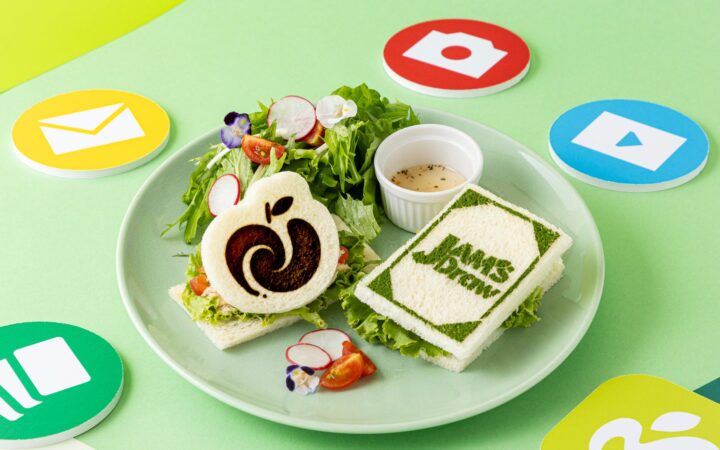 Ringo Jam Café 東京 ワクワク!JAM’S Draw サンドイッチプレート