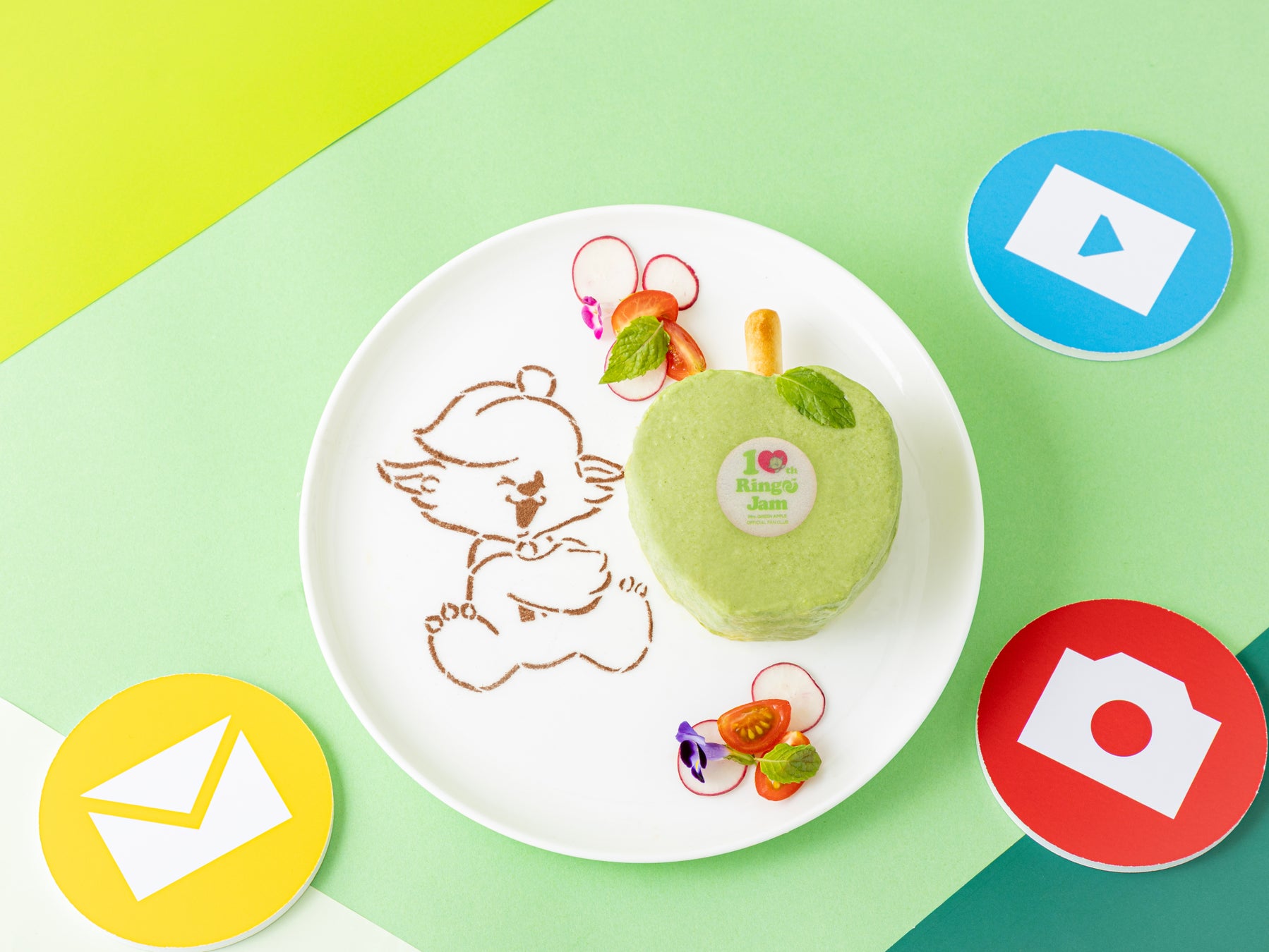 Ringo Jam Café 東京 メメルと一緒!もぐもぐお食事パンケーキ