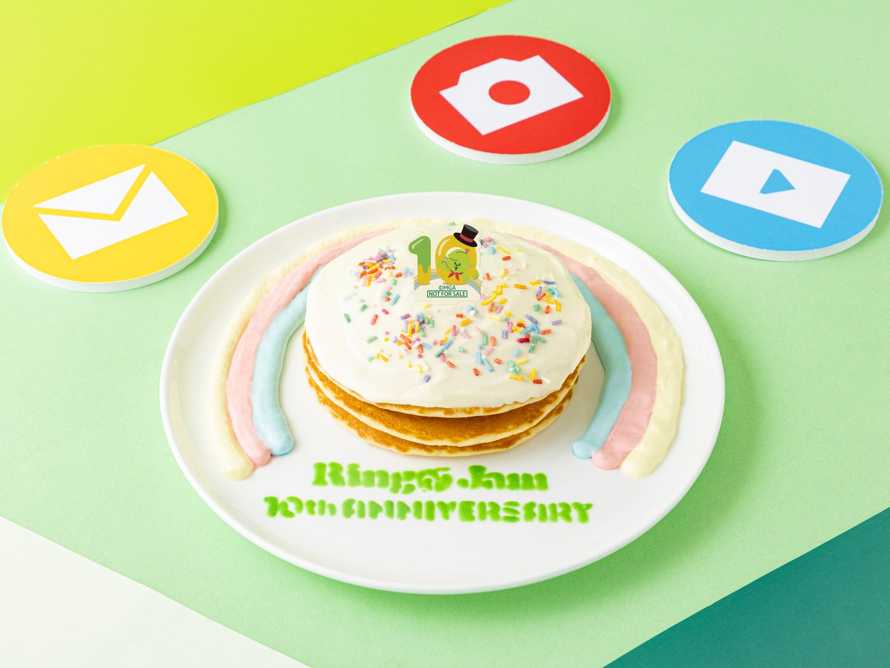 Ringo Jam Café 東京 Ringo Jam 10th Anniversary パンケーキ
