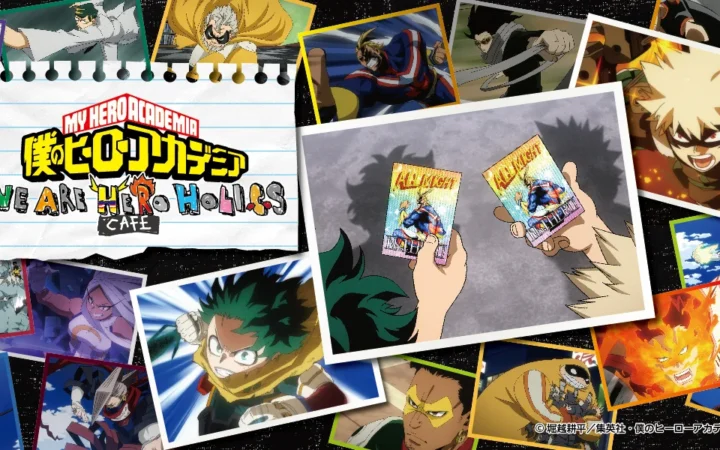 僕のヒーローアカデミアHERO HOLICSカフェの公式キービジュアル