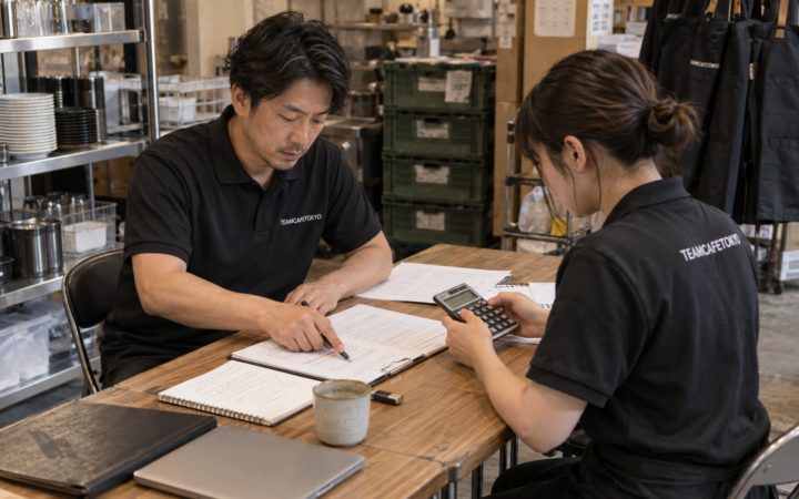 契約条件と費用負担を確認する打ち合わせ(AI生成イメージ)